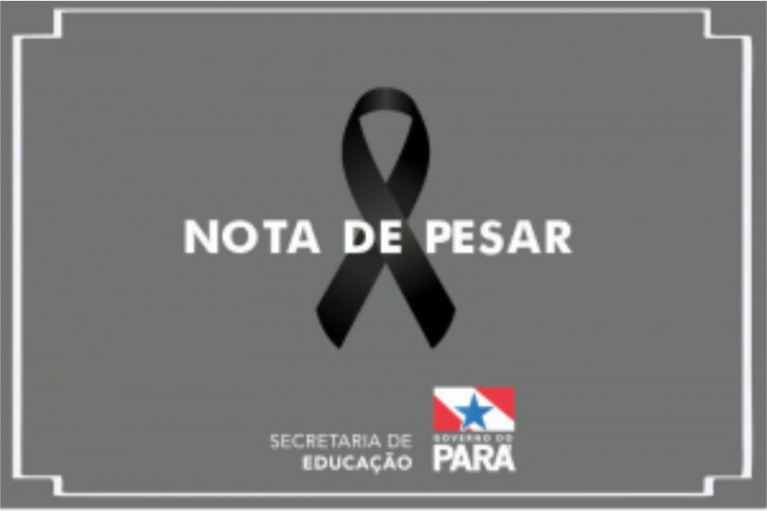 Foto: NOTA DE PESAR