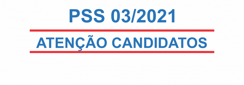 Foto: Resultado preliminar - PSS 03/2021