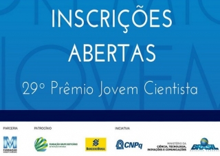 Prêmio Jovem Cientista 2018 abre inscrições