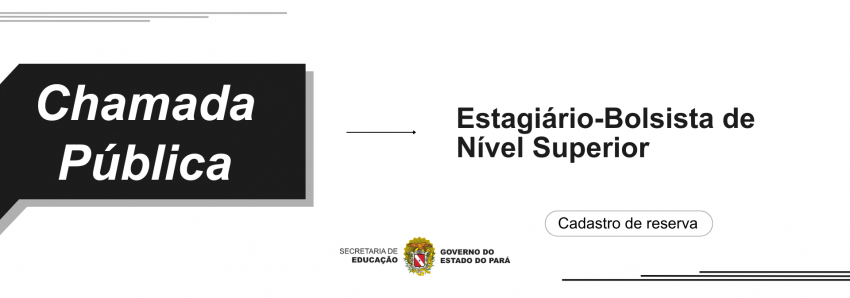 Foto: ESTAGIÁRIO-BOLSISTA DE NÍVEL SUPERIOR