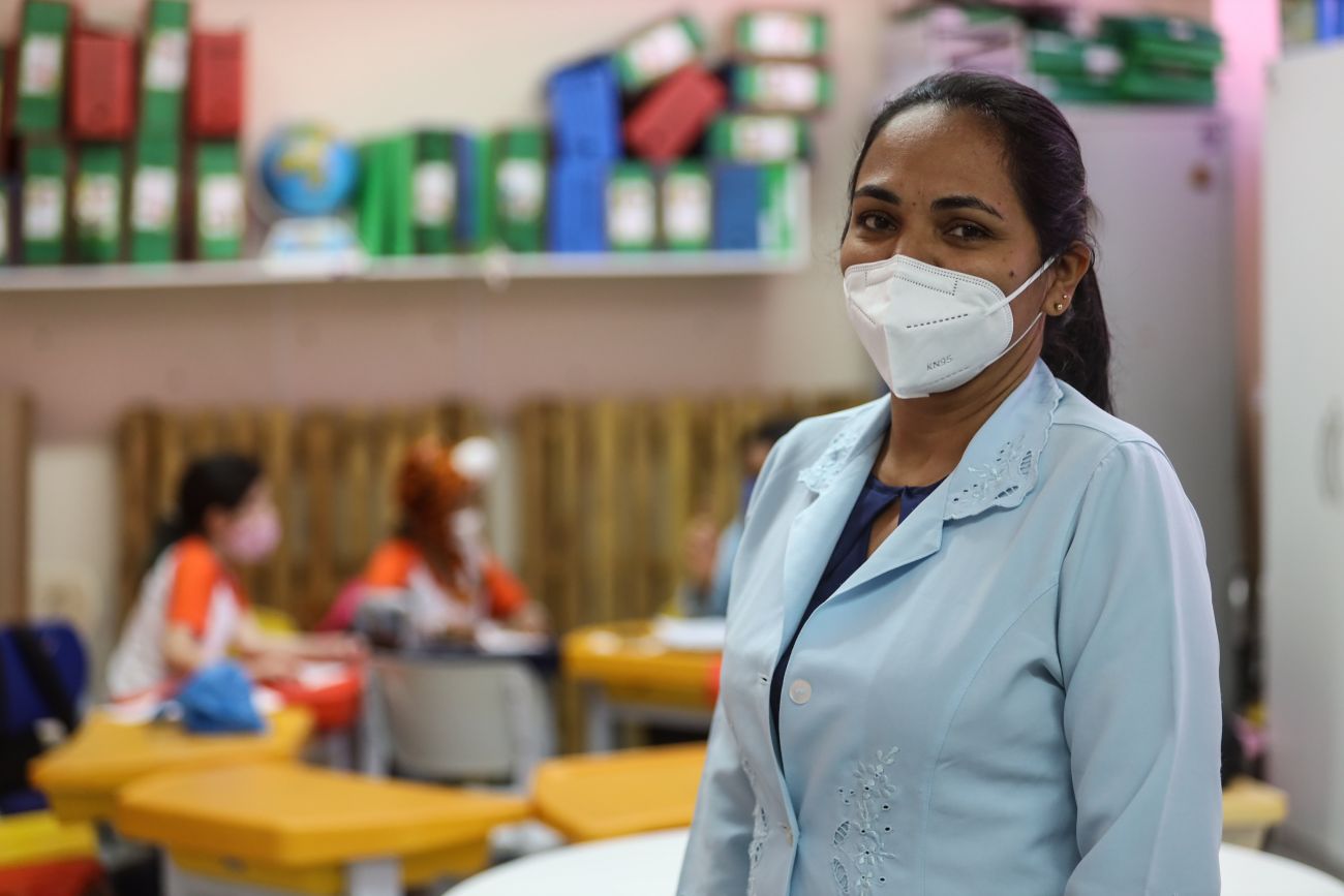 Anna Elvira dos Santos - Professora da Classe Hospitalar (Foto: Rodrigo Pinheiro / Ag.Pará)