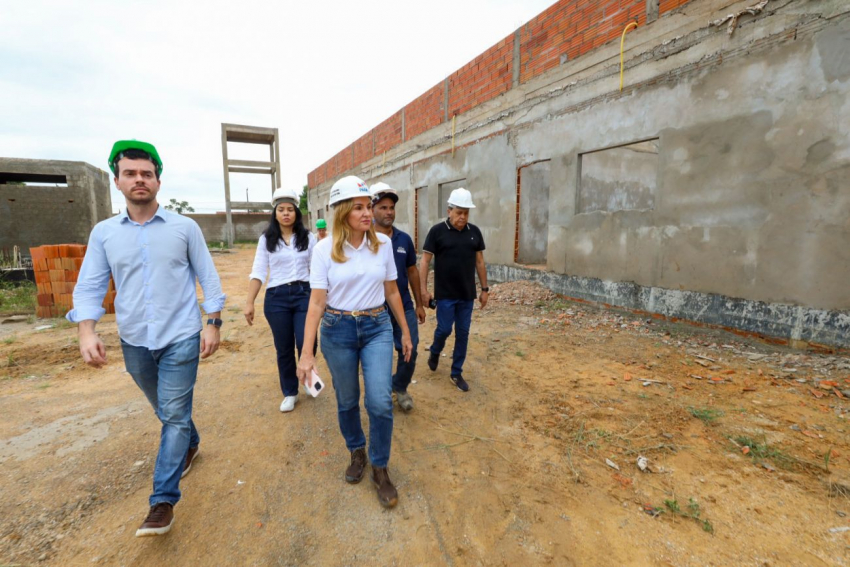 Foto: Vice-governadora do Pará vistoria obras da unidade de educação infantil, em Marabá