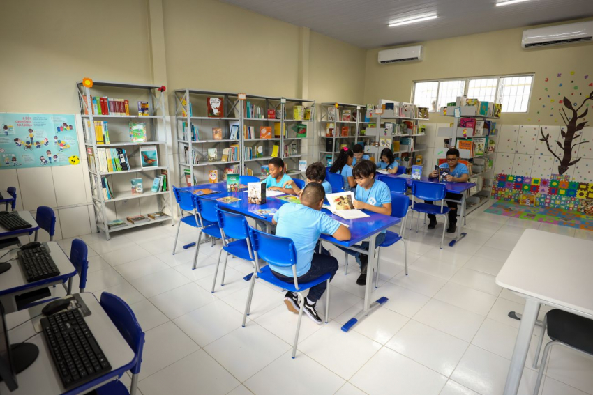 Foto: Estado entrega mais escolas reconstruídas em 2024, beneficiando cerca de 3,5 mil alunos