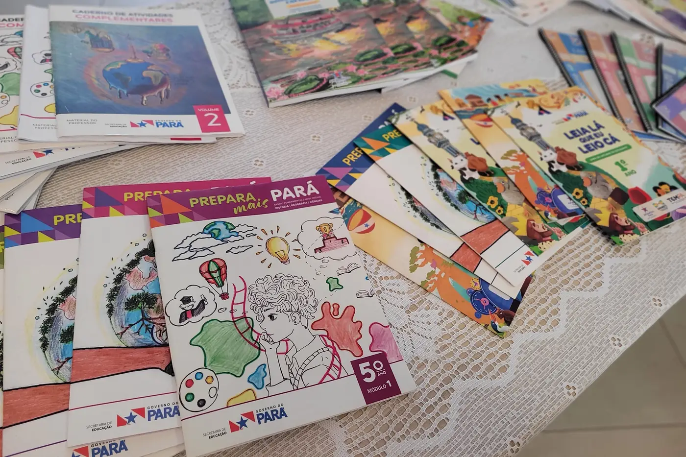 Material didático utilizado nas escolas estaduais - Foto: Felipe Moreira / Ascom Seduc