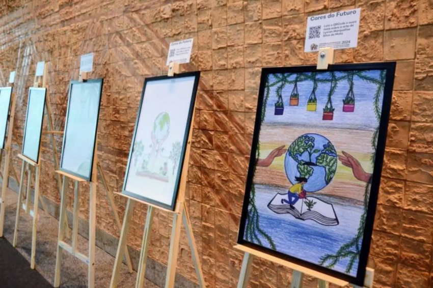 Foto: Desenhos produzidos por estudantes da Seduc são destaque em exposição virtual que celebra talento e vivência paraense