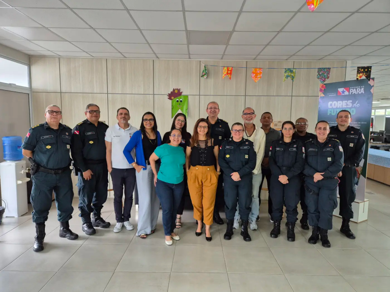 Foto: Equipe do programa Escola Segura da Seduc participa de formação sobre práticas protetivas no ambiente escolar com a Segup
