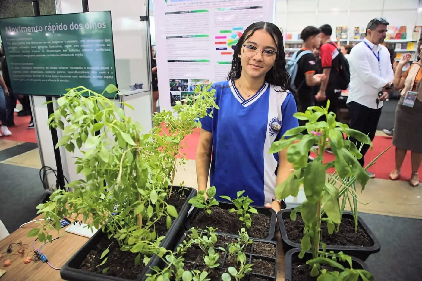 Sthefany Ramos, estudante da 3ª série do ensino médio da Escola Lauro Sodré - Foto: Eliseu Dias / Ascom Seduc