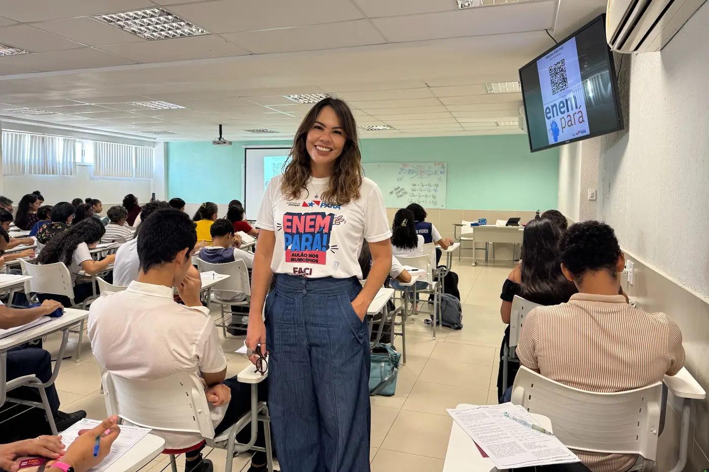 A professora de redação Lia Carvalho destacou a relevância da iniciativa - Foto: Divulgação