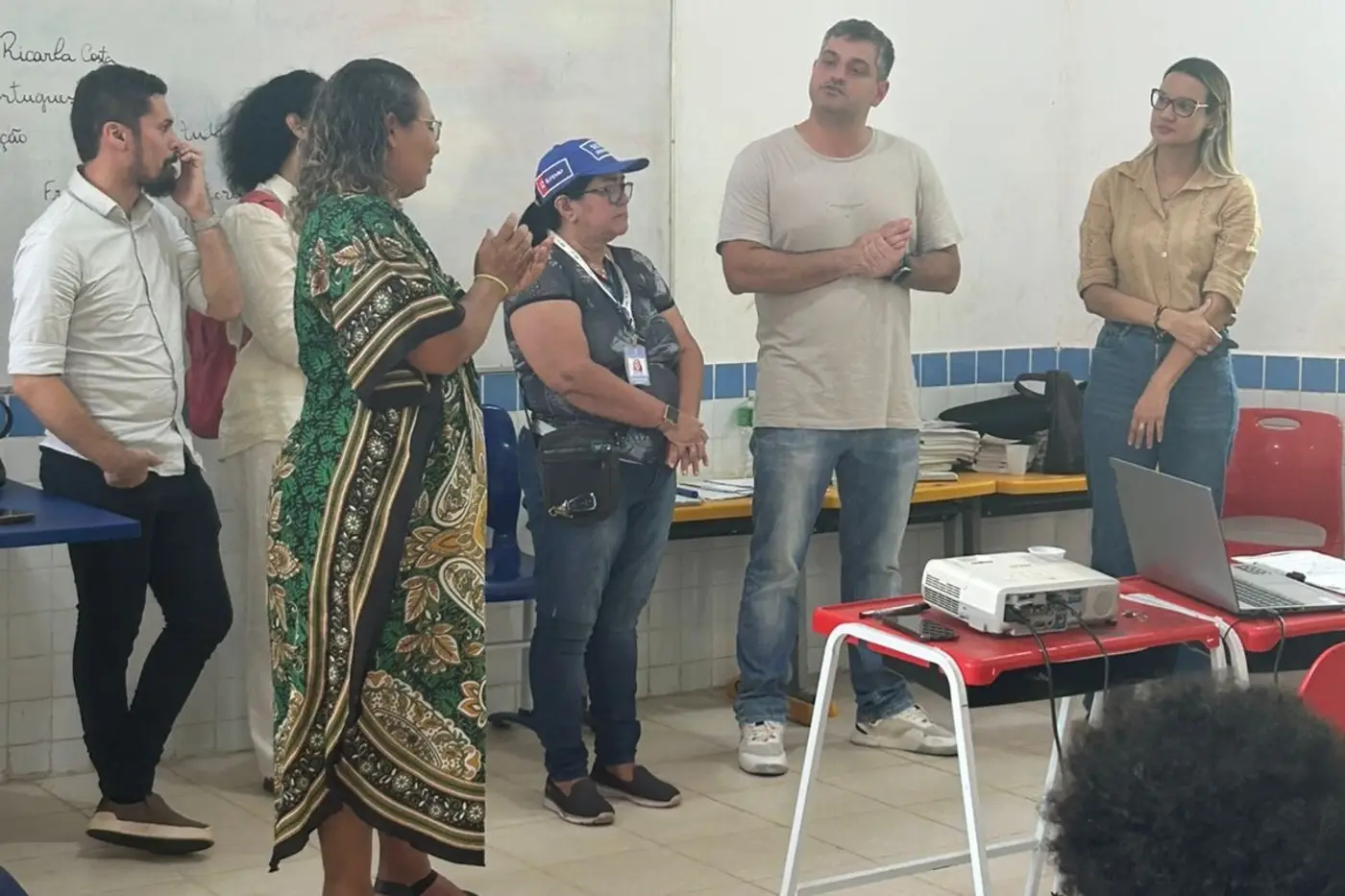 Secretário Ricardo Sefer participou da atividade no Quilombo do Abacatal - Foto: Divulgação