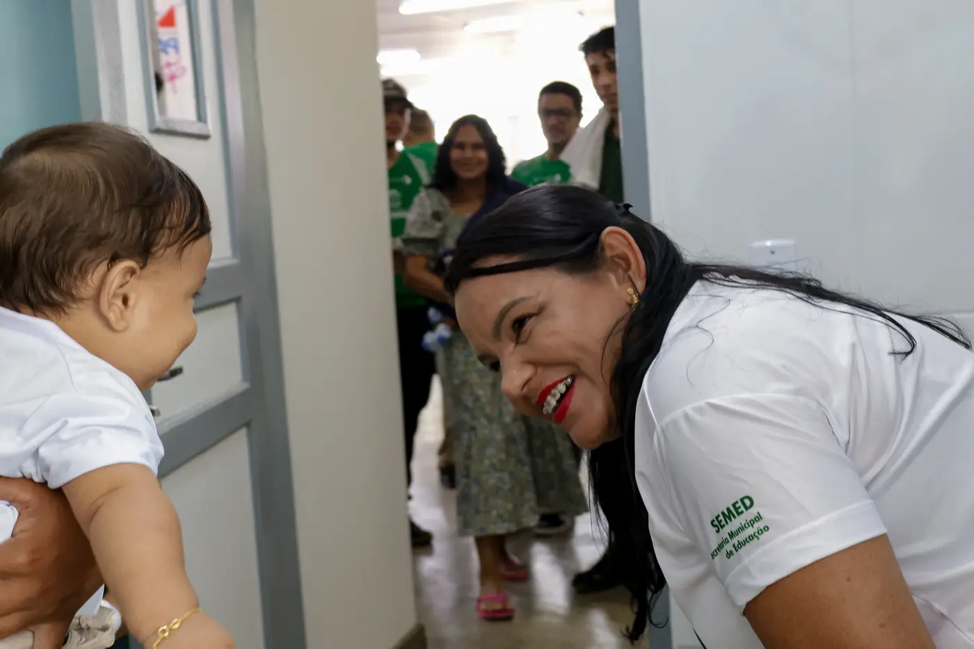 Educadora Ane Pompeu: creche é espaço de proteção - Foto: Pedro Guerreiro / Ag. Pará Educadora Ane Pompeu: creche é espaço de proteção - Foto: Pedro Guerreiro / Ag. Pará