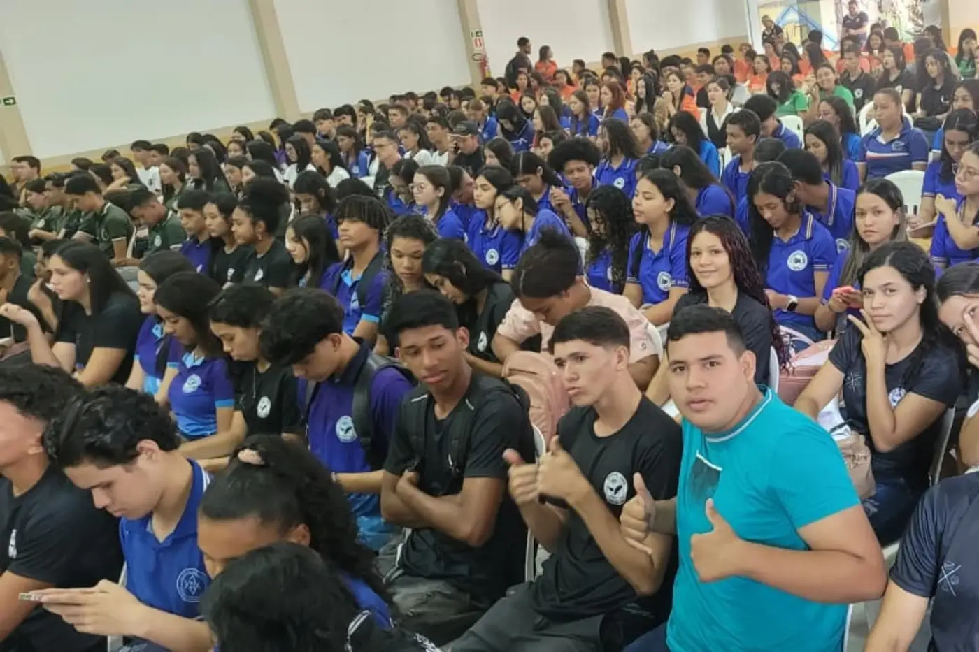 Aulão Enem 2024 - estudantes das escolas de Bragança e outros municípios - Foto: Divulgação Aulão Enem 2024 - estudantes das escolas de Bragança e outros municípios - Foto: Divulgação