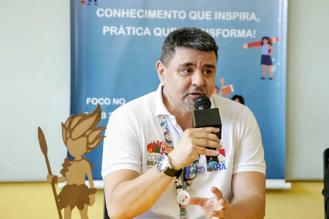 Mauro Tavares, coordenador de Educação Ambiental da Seduc - Foto: Eliseu Dias / Ncom Seduc Mauro Tavares, coordenador de Educação Ambiental da Seduc - Foto: Eliseu Dias / Ncom Seduc