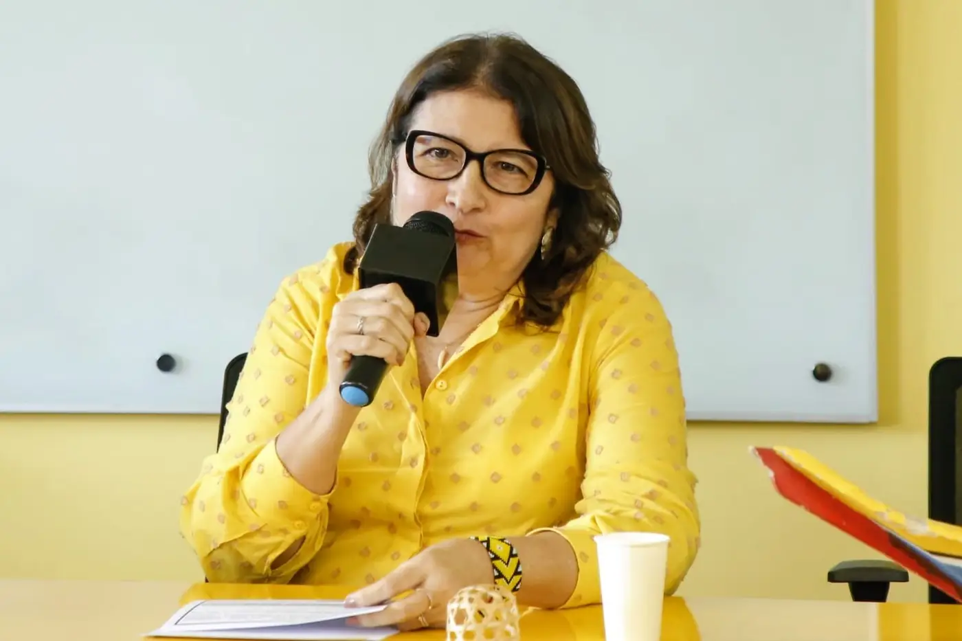 Professora Nádia Brasil, uma das editoras da revista -Professora Nádia Brasil, uma das editoras da revista - Foto: Eliseu Dias / Ncom Seduc Professora Nádia Brasil, uma das editoras da revista -Professora Nádia Brasil, uma das editoras da revista - Foto: Eliseu Dias / Ncom Seduc