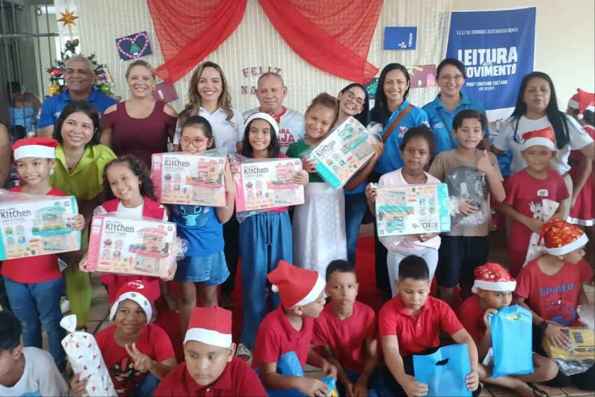 Foto: Escola Estadual Domingos Acatauassu Nunes ganha Ação de Natal em Belém