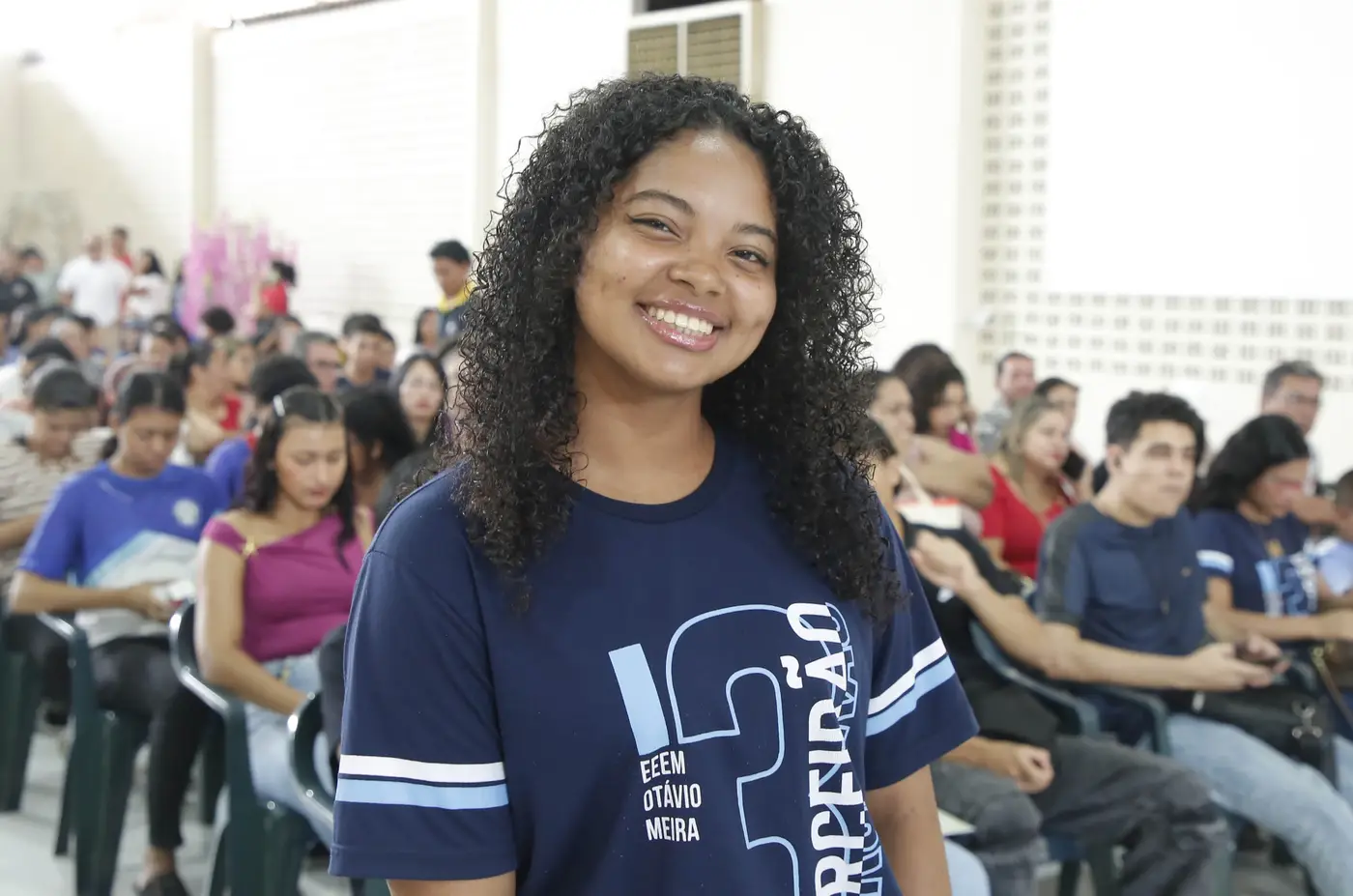 Estudante Raila Heloise, da 3&ordf; s&eacute;rie do Ensino M&eacute;dio da Escola Estadual Dr. Ot&aacute;vio Meira - Foto: Eliseu Dias / Ncom Seduc
