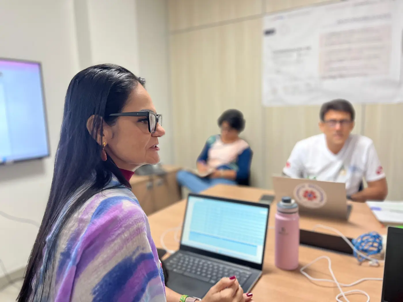 Coordenadora da Ceja, Wannice Bandeira: &Eacute; a retomada das atividades da educa&ccedil;&atilde;o formal junto &agrave;s comunidades ind&iacute;genas - Foto: Geovana Mour&atilde;o / Ncom Seduc