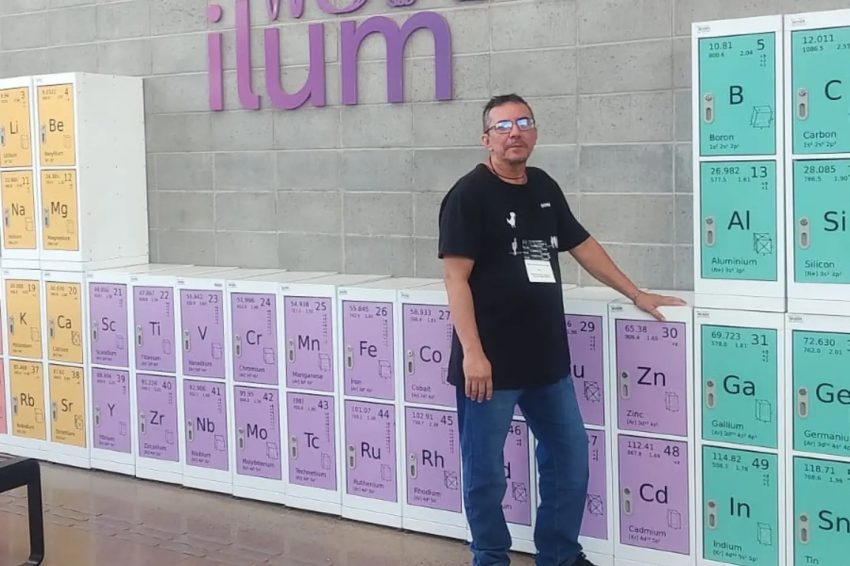 Foto: Professor da rede estadual representa o Pará em evento científico, em São Paulo