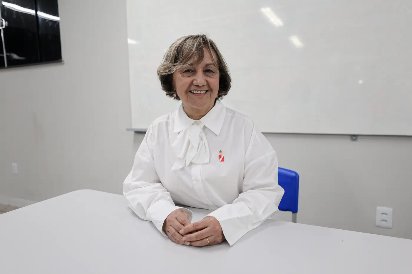 Ione Franco, professora de L&iacute;ngua Portuguesa, respons&aacute;vel por estruturar os conte&uacute;dos relacionados &agrave; reda&ccedil;&atilde;o - Foto: Bruno Cruz / Ag. Par&aacute;