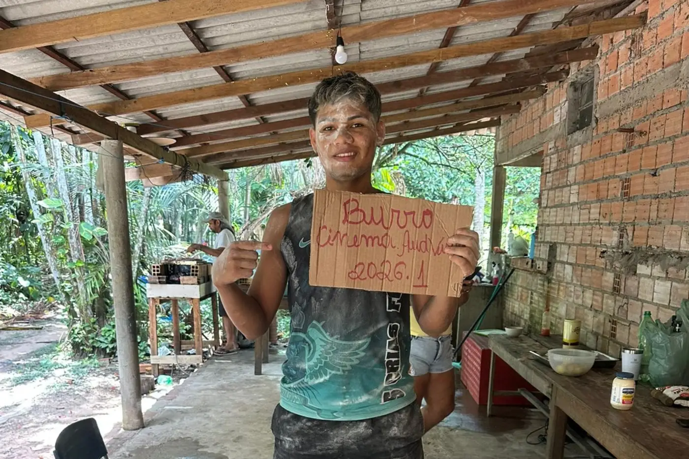 Jo&atilde;o Paulo vai cursar cinema na UFPA: Al&eacute;m das aulas de segunda a sexta, tinha os aul&otilde;es nos s&aacute;bados. Estou feliz, disse ele - Foto: Divulga&ccedil;&atilde;o
