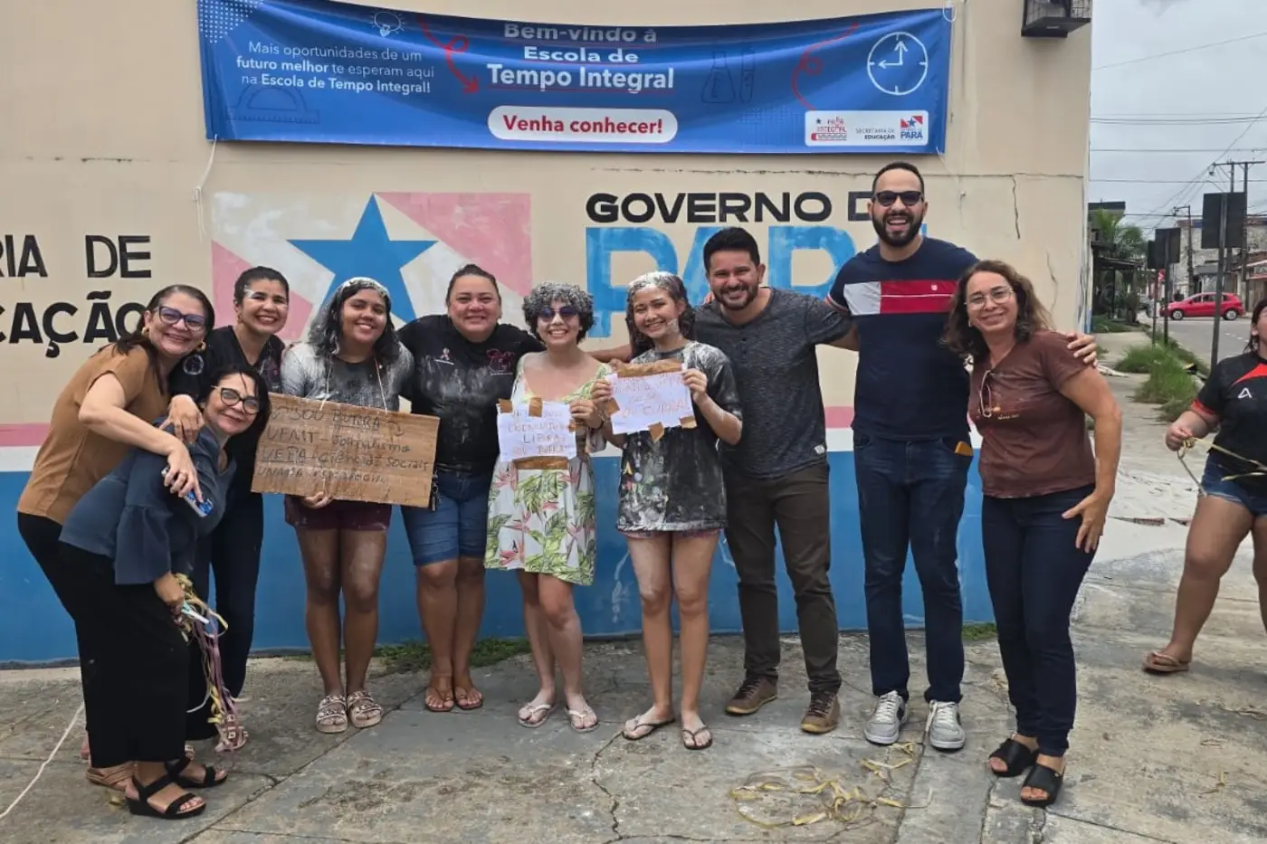 Comemoração dos alunos da Eescola Oneide de Souza Tavares, em Ananindeua - Foto: Divulgação Comemoração dos alunos da Eescola Oneide de Souza Tavares, em Ananindeua - Foto: Divulgação