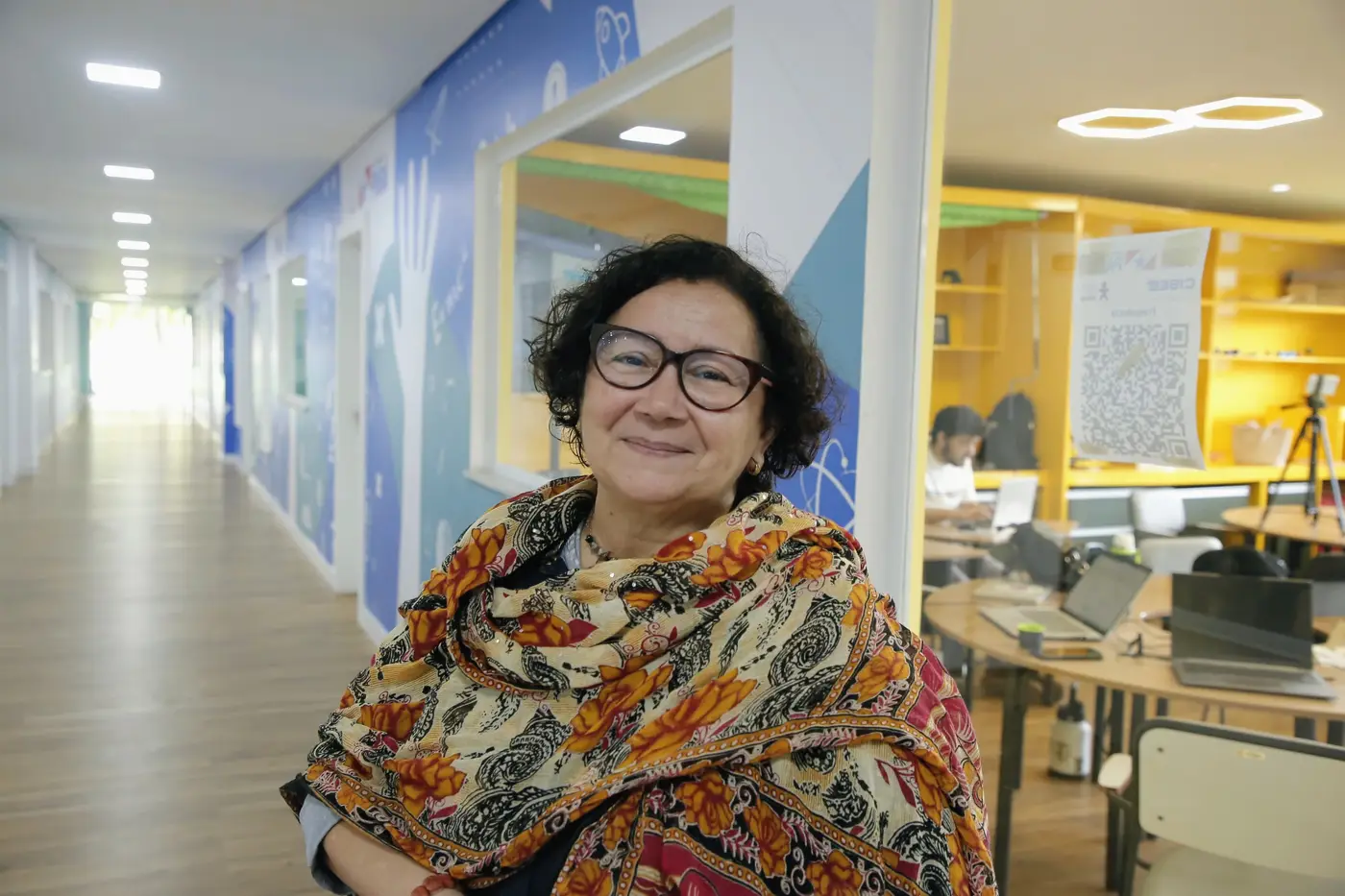 Professora Rosistela Oliveira, do Núcleo de Tecnologia da DRE Belém 4: segurança para implementar - Foto: Eliseu Dias / Ncom Seduc