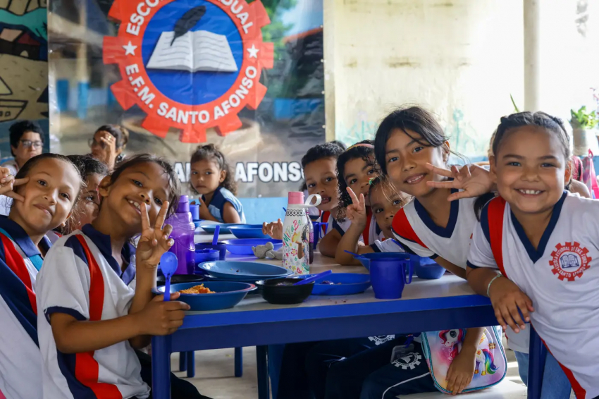 Foto: Governo do Pará garante alimentação regionalizada e segurança nutricional para alunos da rede pública