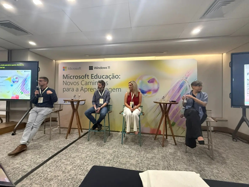 Foto: Seduc participa de evento da Microsoft com foco em inteligência artificial na educação