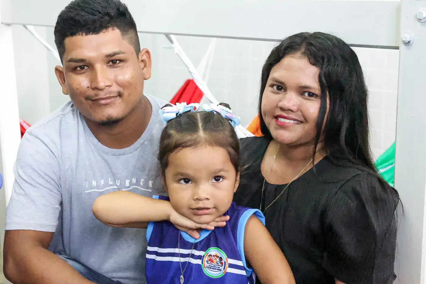 O pedreiro Félix da Cruz com a família - Foto: Bruno Cecim / Ag.Pará O pedreiro Félix da Cruz com a família - Foto: Bruno Cecim / Ag.Pará