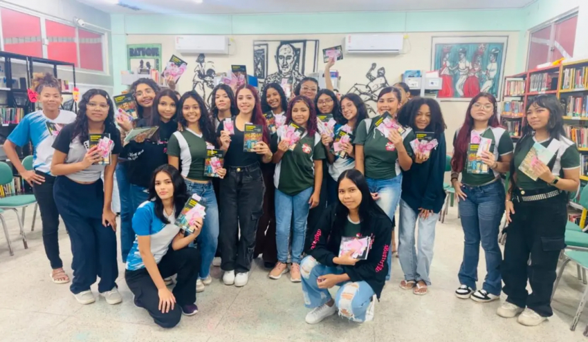 Foto: Escola Raymundo Martins Vianna, em Belém, tem projeto de leitura pelo Mês da Mulher