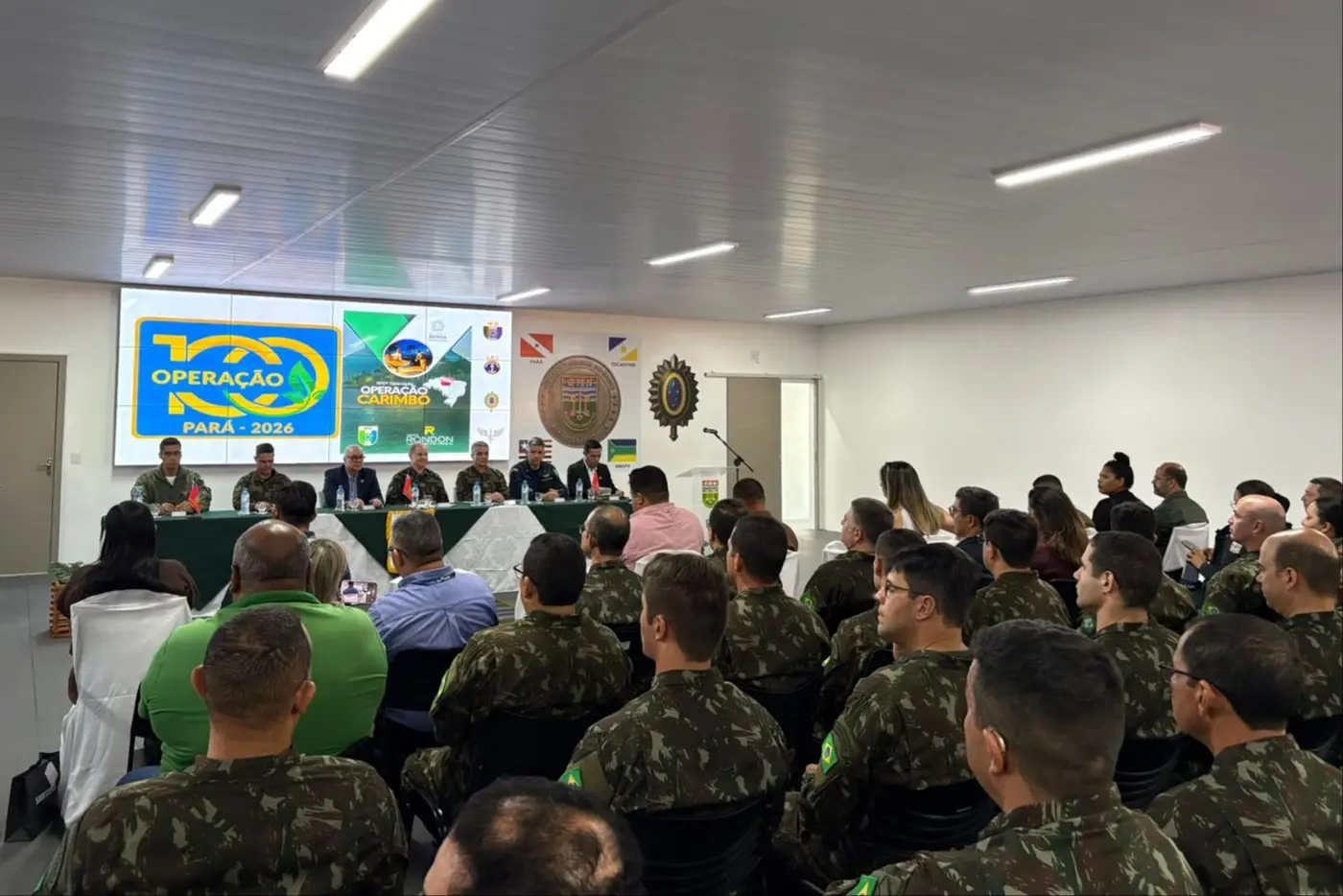 Na cerimônia, foram assinados Acordos de Adesão entre o Ministério da Defesa, o Governo do Pará e municípios participantes - Foto: Ncom Seduc Na cerimônia, foram assinados Acordos de Adesão entre o Ministério da Defesa, o Governo do Pará e municípios participantes - Foto: Ncom Seduc