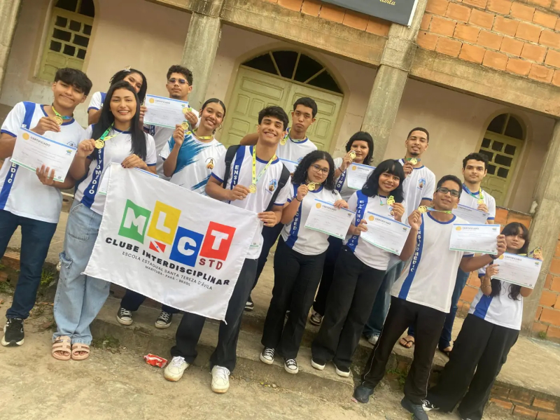 Foto: Estudantes de Marituba se destacam na Olimpíada do Tesouro Direto com 32 medalhas
