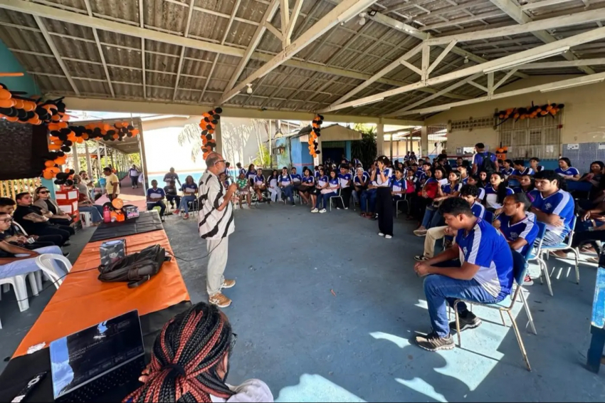 Foto: Seduc fortalece cultura de paz nas unidades de ensino com o ‘Programa Escola Segura'