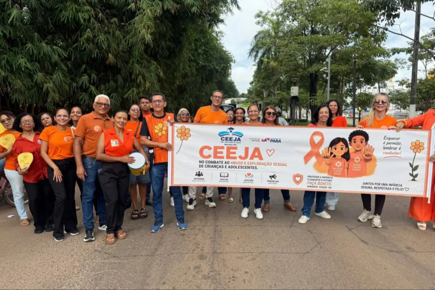 Foto: Sábado letivo mobiliza escolas estaduais de Marabá no combate ao abuso e à exploração sexual de crianças e adolescentes