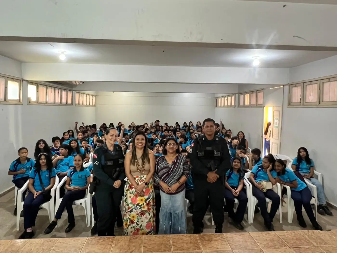 Estudantes de várias regiões do estado participaram da palestra sobre o combate ao abuso e à exploraçao sexual - Foto: Divulgação Estudantes de várias regiões do estado participaram da palestra sobre o combate ao abuso e à exploraçao sexual - Foto: Divulgação