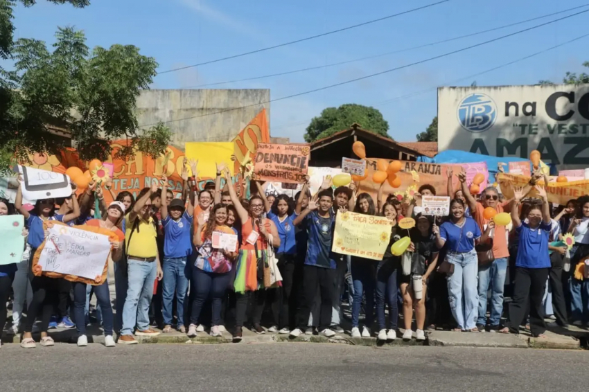 Foto: Escola Estadual Teodora Bentes realiza 3ª Caminhada de prevenção ao abuso e à exploração sexual de crianças e adolescentes