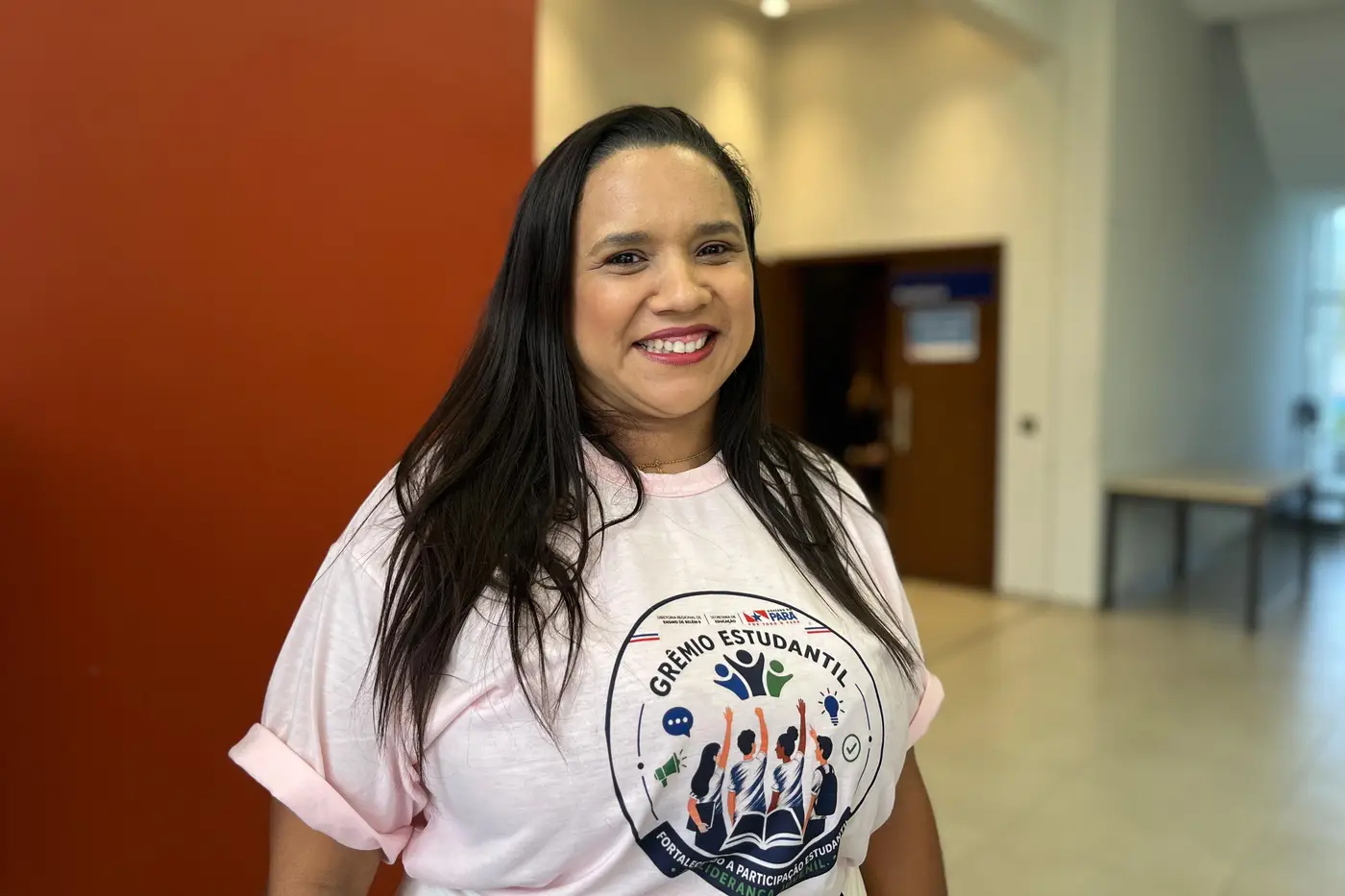 A Coordenadora pedagógica da DRE Belém 09, Dione Cavalcante - Foto: Geovana Mourão / Ncom Seduc A Coordenadora pedagógica da DRE Belém 09, Dione Cavalcante - Foto: Geovana Mourão / Ncom Seduc