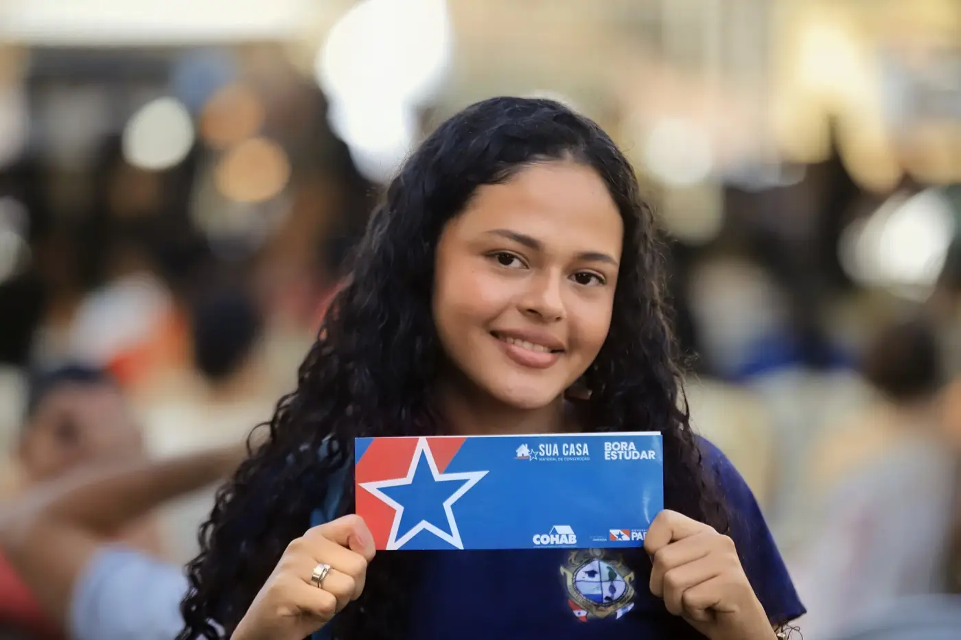 Estudante Débora Jeana Souza da Silva, da Escola Rural de Maracanã - Foto: Eliseu Dias / Ncom Seduc Estudante Débora Jeana Souza da Silva, da Escola Rural de Maracanã - Foto: Eliseu Dias / Ncom Seduc