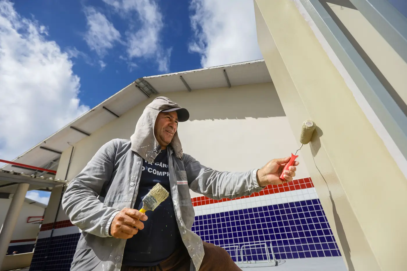 A nova Escola Coronel Pinheiro Júnior, que está quase pronta, vai beneficiar mais de mil alunos - Foto: Pedro Guerreiro / Ag. Pará A nova Escola Coronel Pinheiro Júnior, que está quase pronta, vai beneficiar mais de mil alunos - Foto: Pedro Guerreiro / Ag. Pará