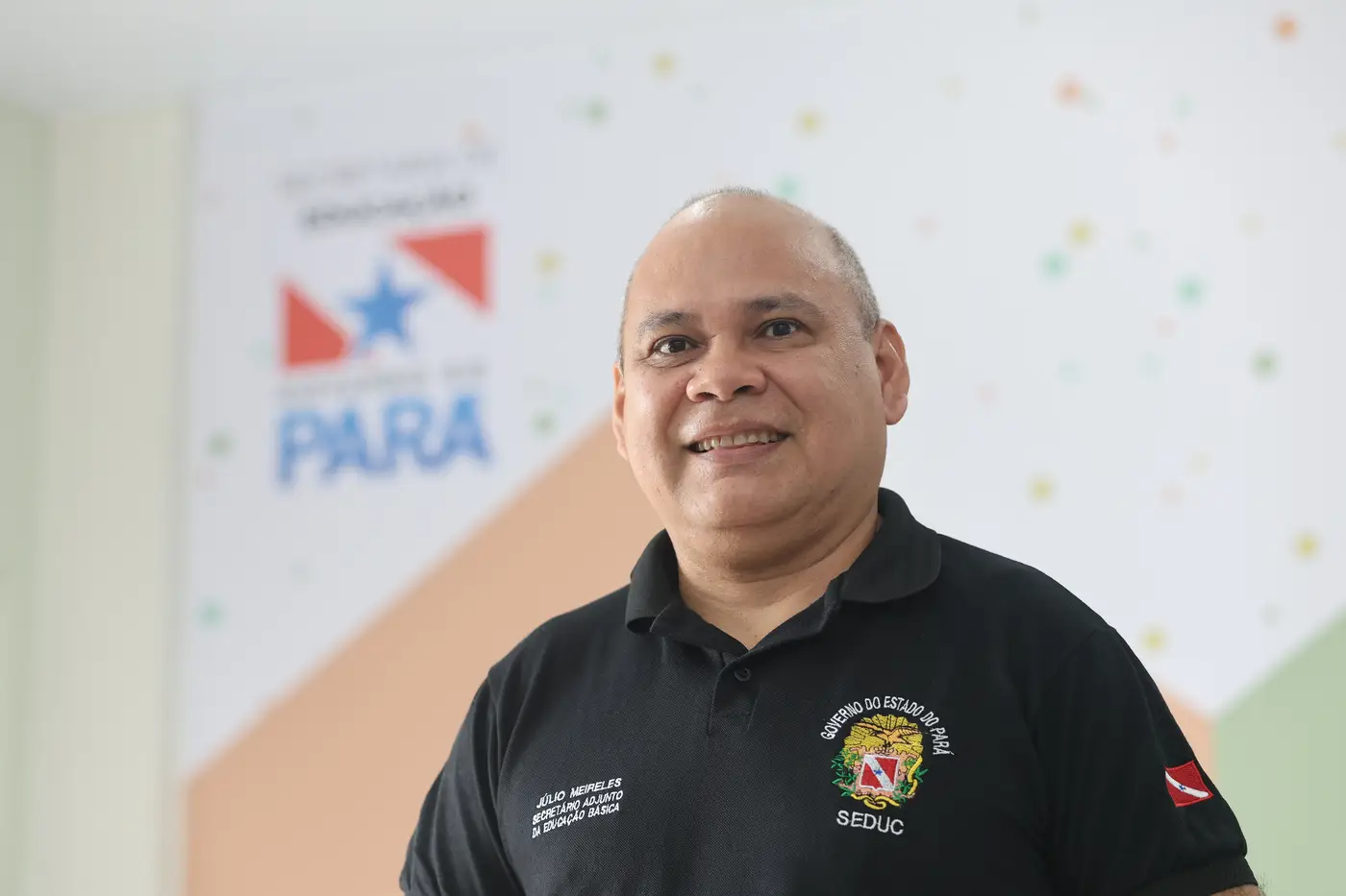 O secretário-adjunto de educação básica da Seduc, Júlio Meireles, durante o ato de entrega da 30ª unidade do programa O secretário-adjunto de educação básica da Seduc, Júlio Meireles, durante o ato de entrega da 30ª unidade do programa