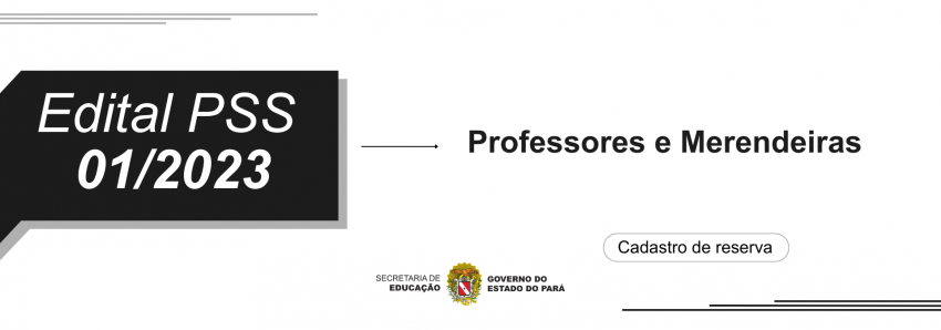 Foto: PSS 01/2023 - PROFESSORES E MERENDEIRAS