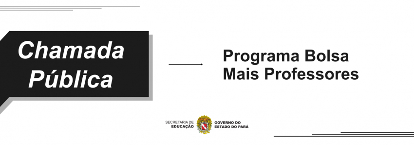 Foto: Programa Bolsa Mais Professores