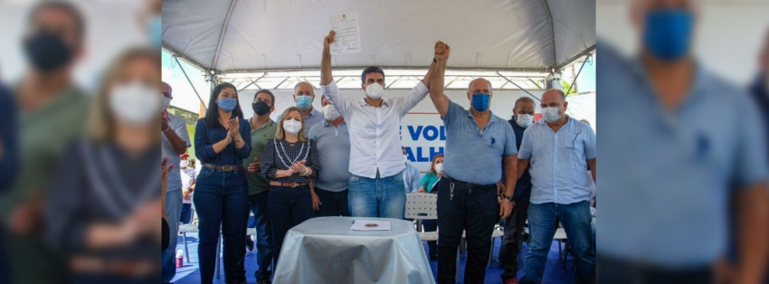 Foto: Governo autoriza início da obra de reconstrução da escola Dom João VI e entrega benefícios no município de Capanema  