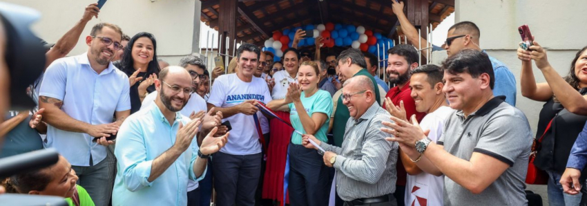 Foto: Governo inicia ano letivo 2024 entregando escola Romulo Maiorana, em Ananindeua