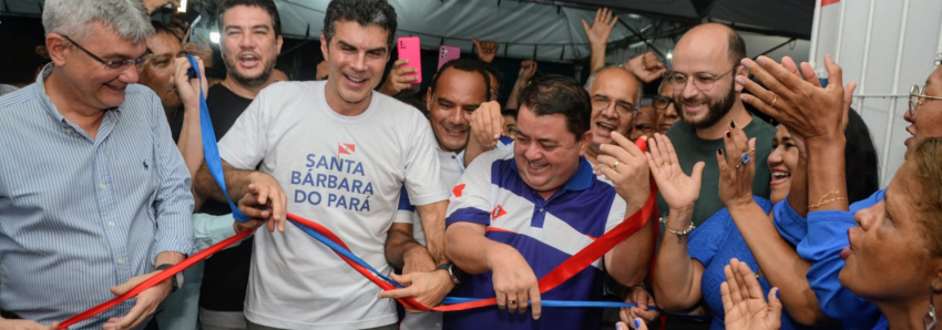 Foto: Estado entrega em Santa Bárbara do Pará a 138ª escola totalmente reconstruída e equipada