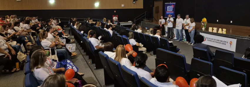Foto: Seduc realiza capacitação das Diretorias Regionais de Ensino de Belém com a Caravana Saeb 2025