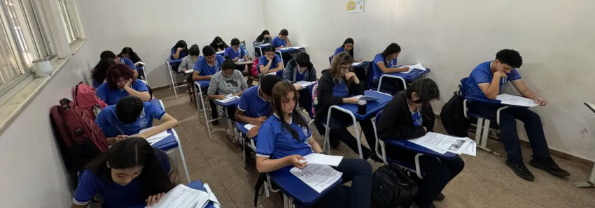 Foto: Seduc reforça com simulado preparação dos estudantes para a prova do Saeb