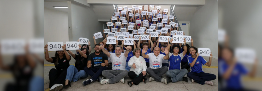 Foto: Escola Albanízia de Oliveira Lima comemora as notas dos seus estudantes no Enem 2025