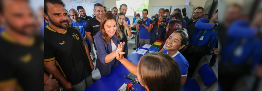Foto: Governadora Hana Ghassan entrega escola Dr. Gaspar Viana totalmente reconstruída e amplia ensino integral em Marabá