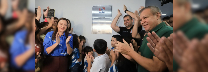 Foto: Governadora Hana Ghassan entrega a Ananindeua a 181ª escola reconstruída com tecnologia e inovação no Estado