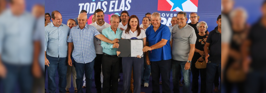 Foto: Governadora Hana Ghassan autoriza construção de unidade do 'Creches por Todo o Pará' em Xinguara